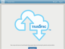 Tablet Screenshot of mytransync.com